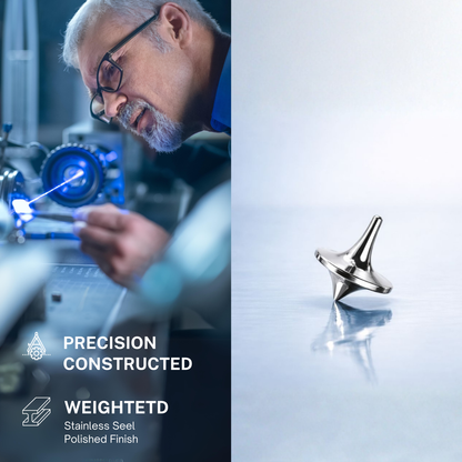 The Spinning Top — Stainless Steel