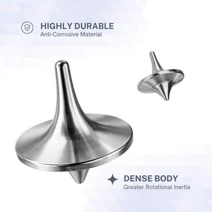 The Spinning Top — Stainless Steel